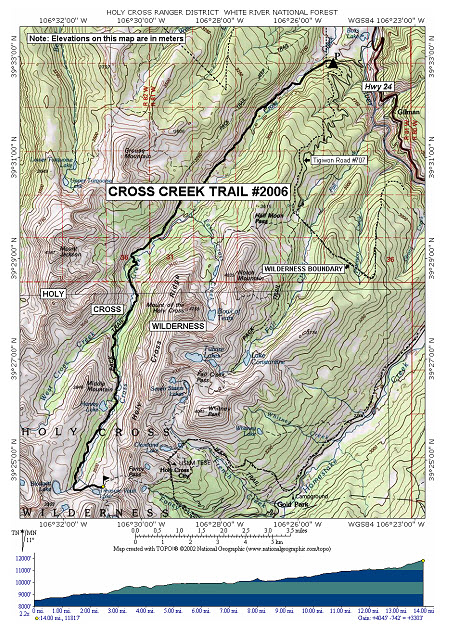 Cross Creek Trail Map