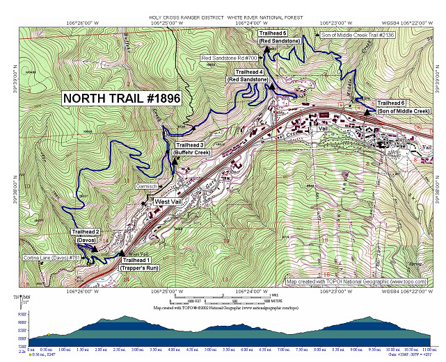 North Trail Map